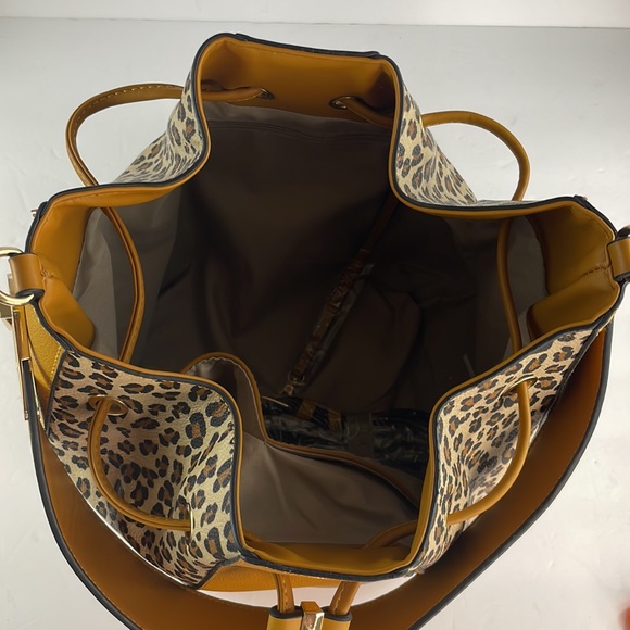 Leopard Mustard Shoulder Bag - Picture 5 of 6